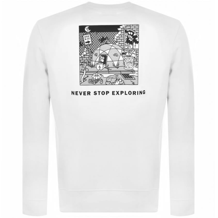 Alternative Image for ProductThe North Face Black Box Sweatshirt White2